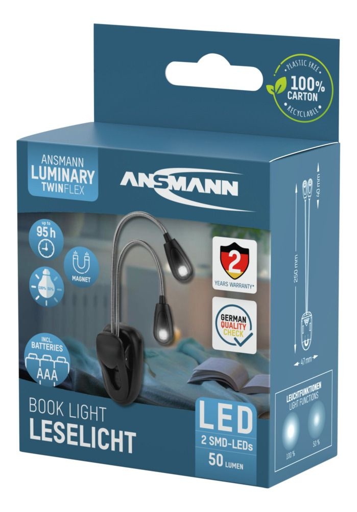 Ansmann Led Leeslamp Twinflex