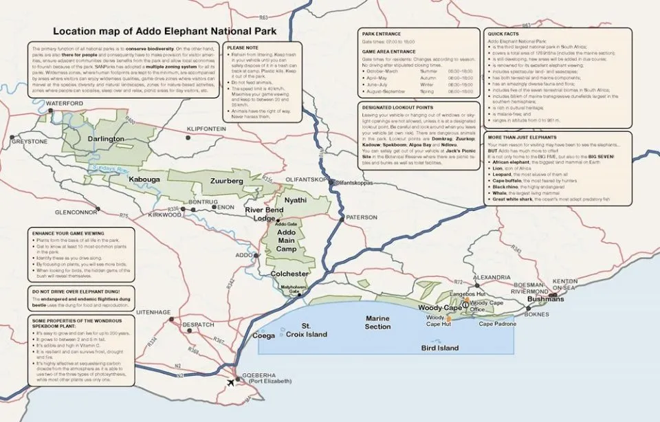 Addo Self-Drive - Routes, Roads & Ratings