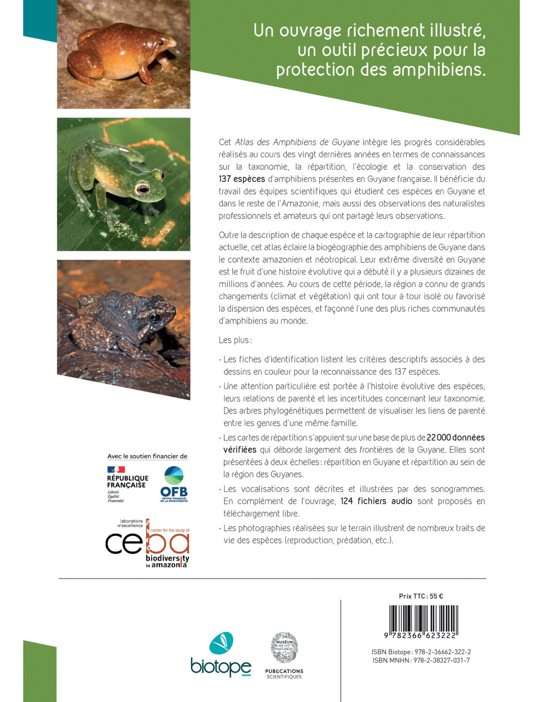 Atlas des Amphibiens de Guyane