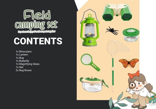 Byomic Kids Camping Set 8 pieces