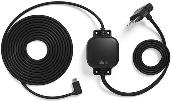 Blink Wetterfester USB-C-Netzadapter mit 4-Meter-Kabel