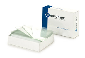 Euromex Objektträger 76 x 26 mm, Kanten geschnitten