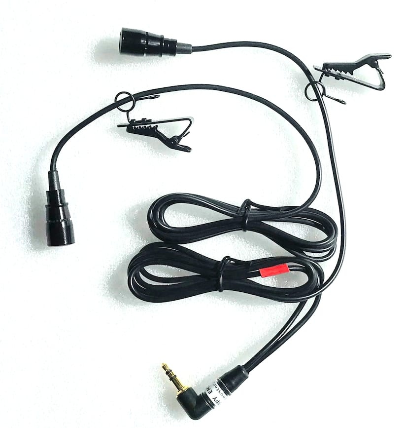Field Recording Kit with Stereo Clippy Microphones 3.5 mm