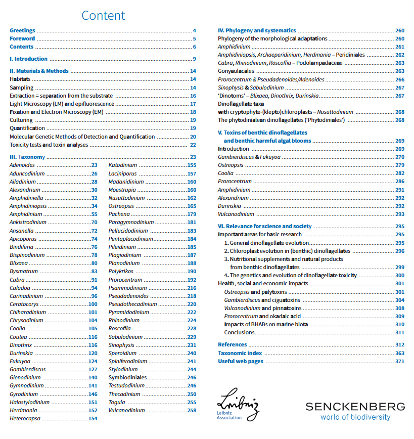 Marine benthic dinoflagellates - their relevance for science and society