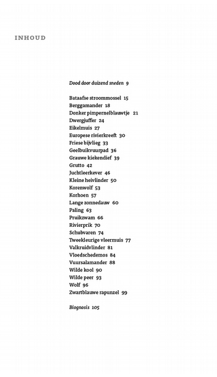 Over leven - Wat uitsterven ons kan leren over natuurherstel