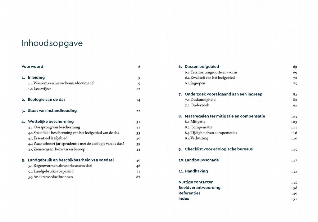 Dassen - Leefwijze en bescherming in Nederland