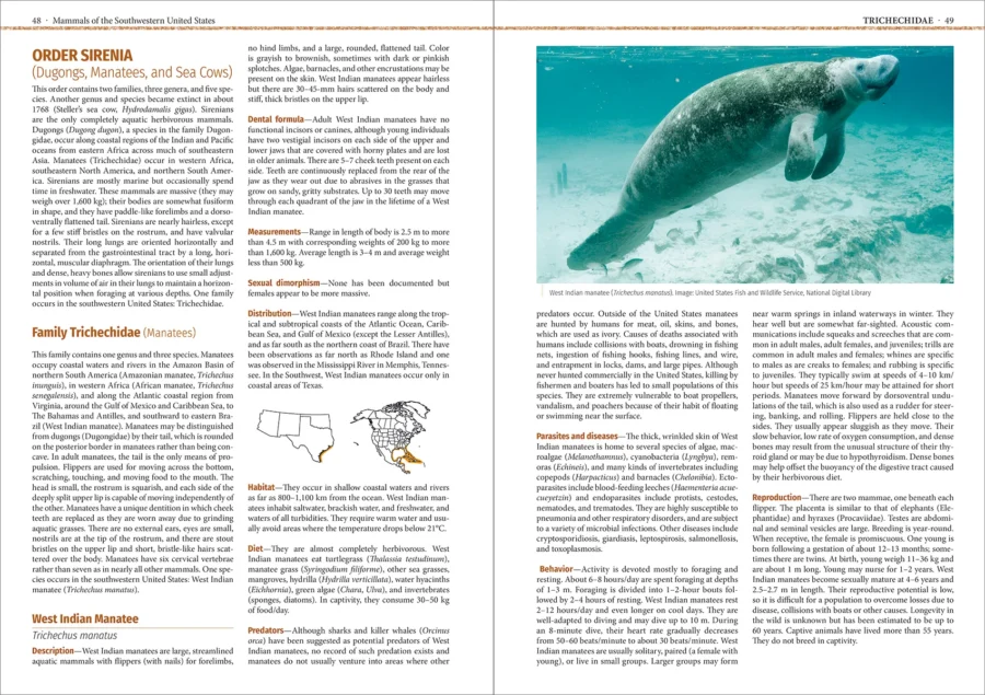 Mammals of the Southwestern United States - Biology of Native and Some Extirpated, Extinct, and Introduced Species