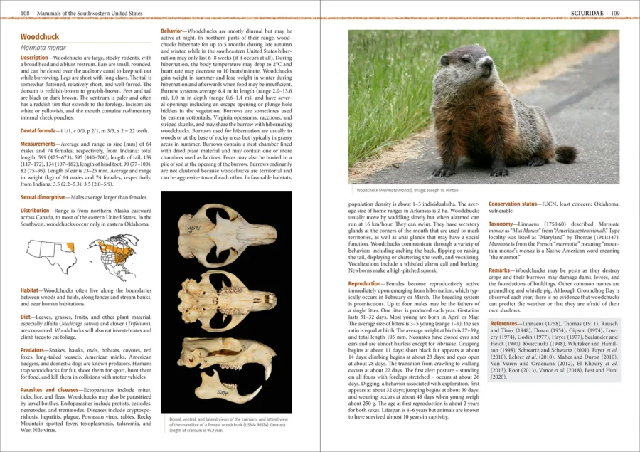 Mammals of the Southwestern United States - Biology of Native and Some Extirpated, Extinct, and Introduced Species