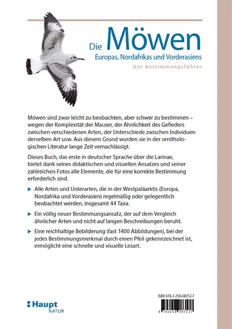 Die Möwen Europas, Nordafrikas und Vorderasiens - Der Bestimmungsführer