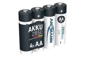 Ansmann Rechargeable NiMH Premium maxE 2850mAh AA - 4 pack