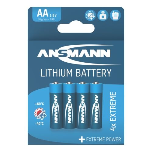 Ansmann Lithium AA - 4 pack