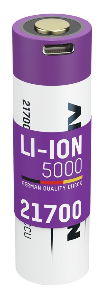Ansmann Li-Ion USB-C Rechargeable 21700 5000 mAh battery