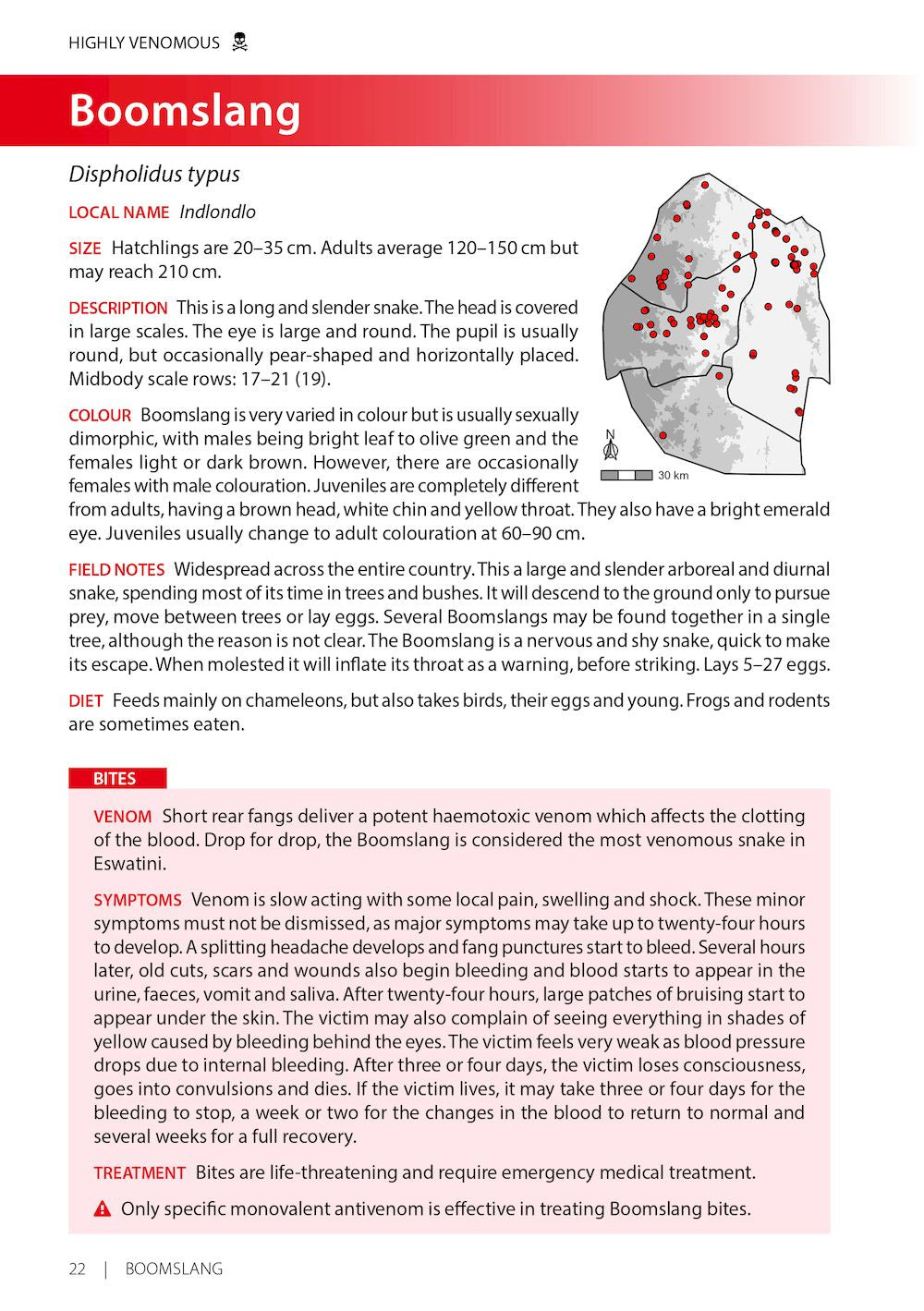 Field Guide to the Snakes of Eswatini