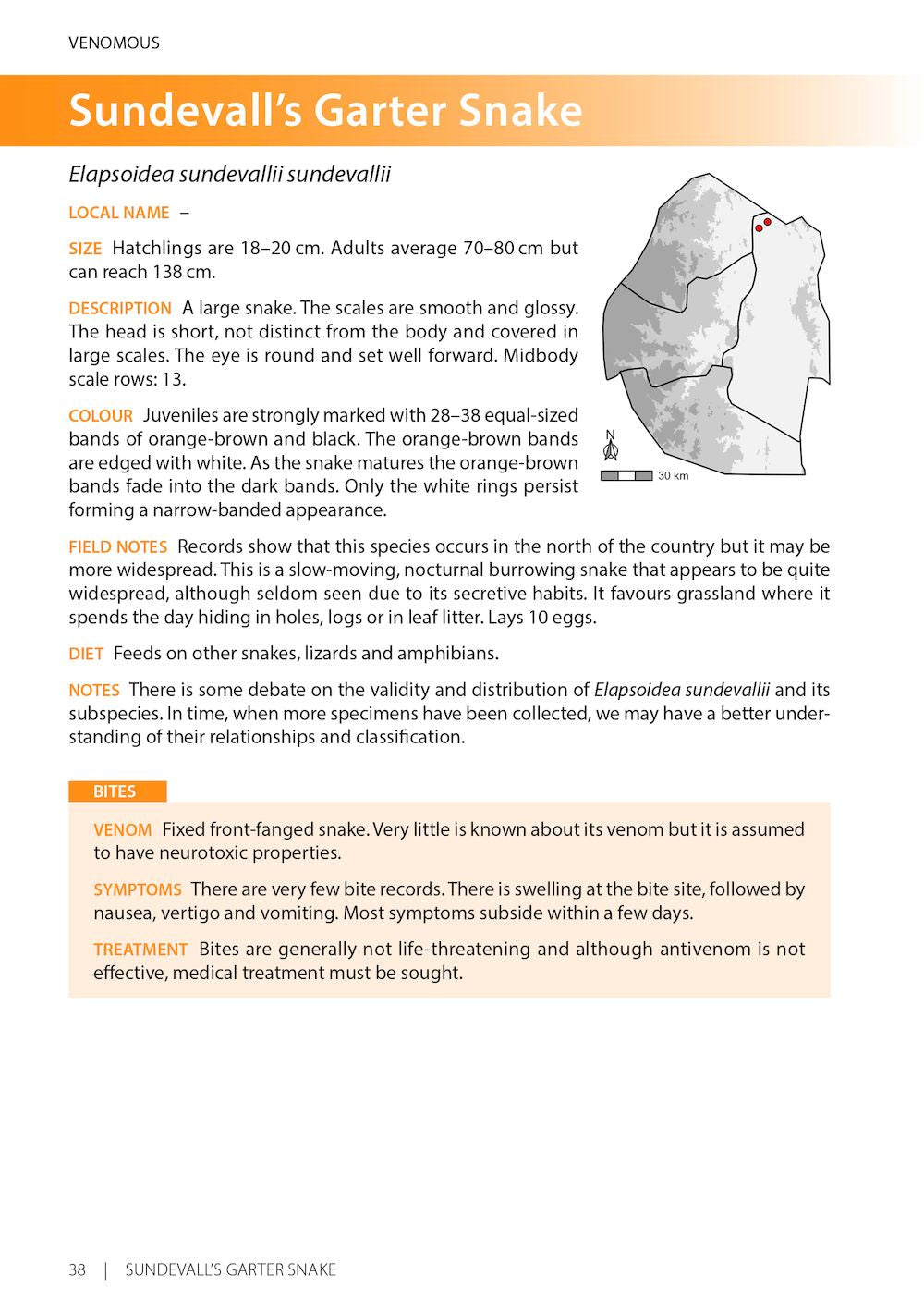 Field Guide to the Snakes of Eswatini