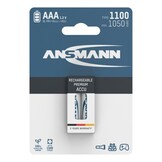 Ansmann Wiederaufladbare AAA-Batterien 1100 mAh  2-pack