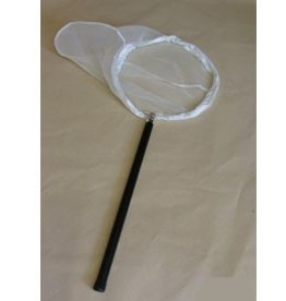 Compleet waternet met rond frame en tweedelige stok