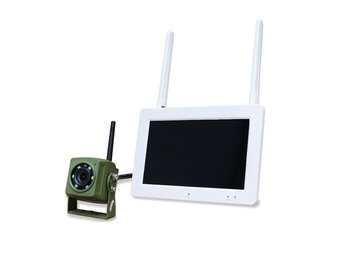 Green Feathers Wireless Bird Box Camera & Screen Pack