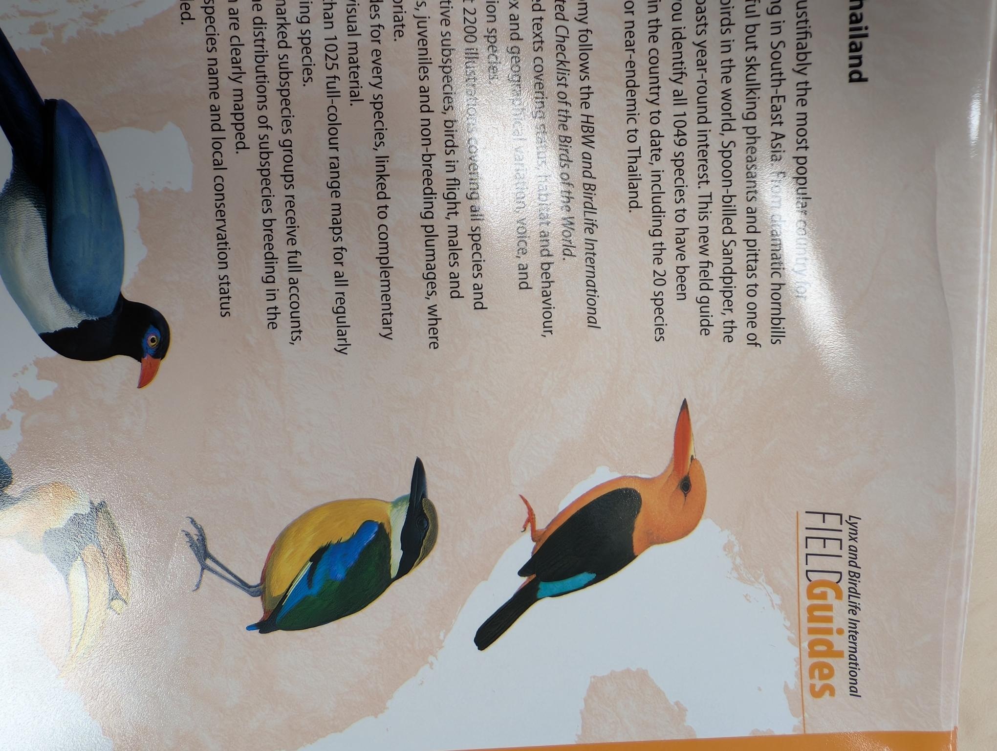 Damaged copy - Birds of Thailand