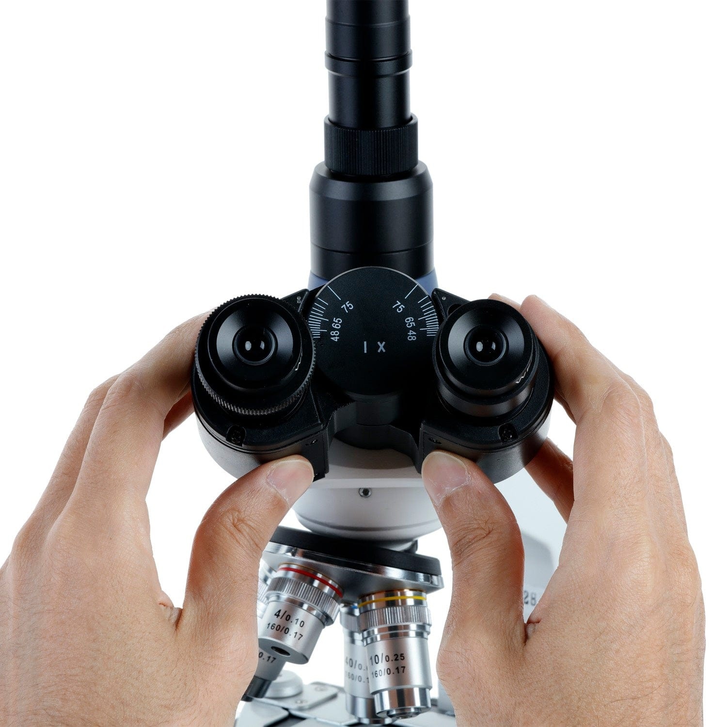 AmScope T120 Serie LED Trinocular Mikroskop