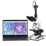AmScope T120 Serie LED Trinoculaire Samengestelde Microscoop