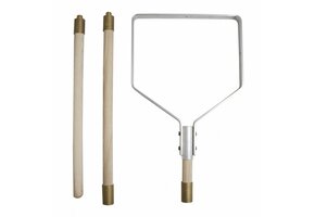 NHBS Handnet driedelig stok en frame (300 mm breed)