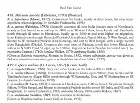 Butterflies of the Indian Subcontinent - Distributional Checklist