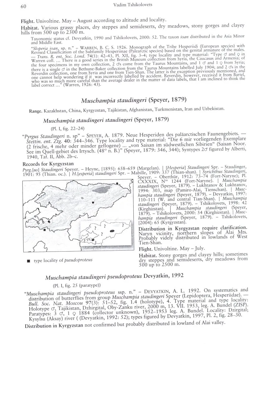 The Butterflies of Kyrgyzstan