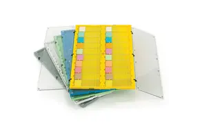 Globe Microscope Slide File Folder for 20 slides