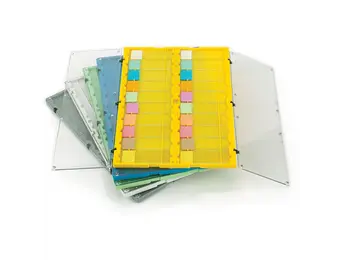 Globe Preparatenmap met 20 vakjes