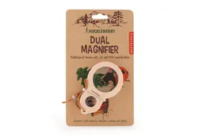 Huckleberry dubbele houten vergrootglas