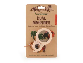 Huckleberry dubbele houten vergrootglas