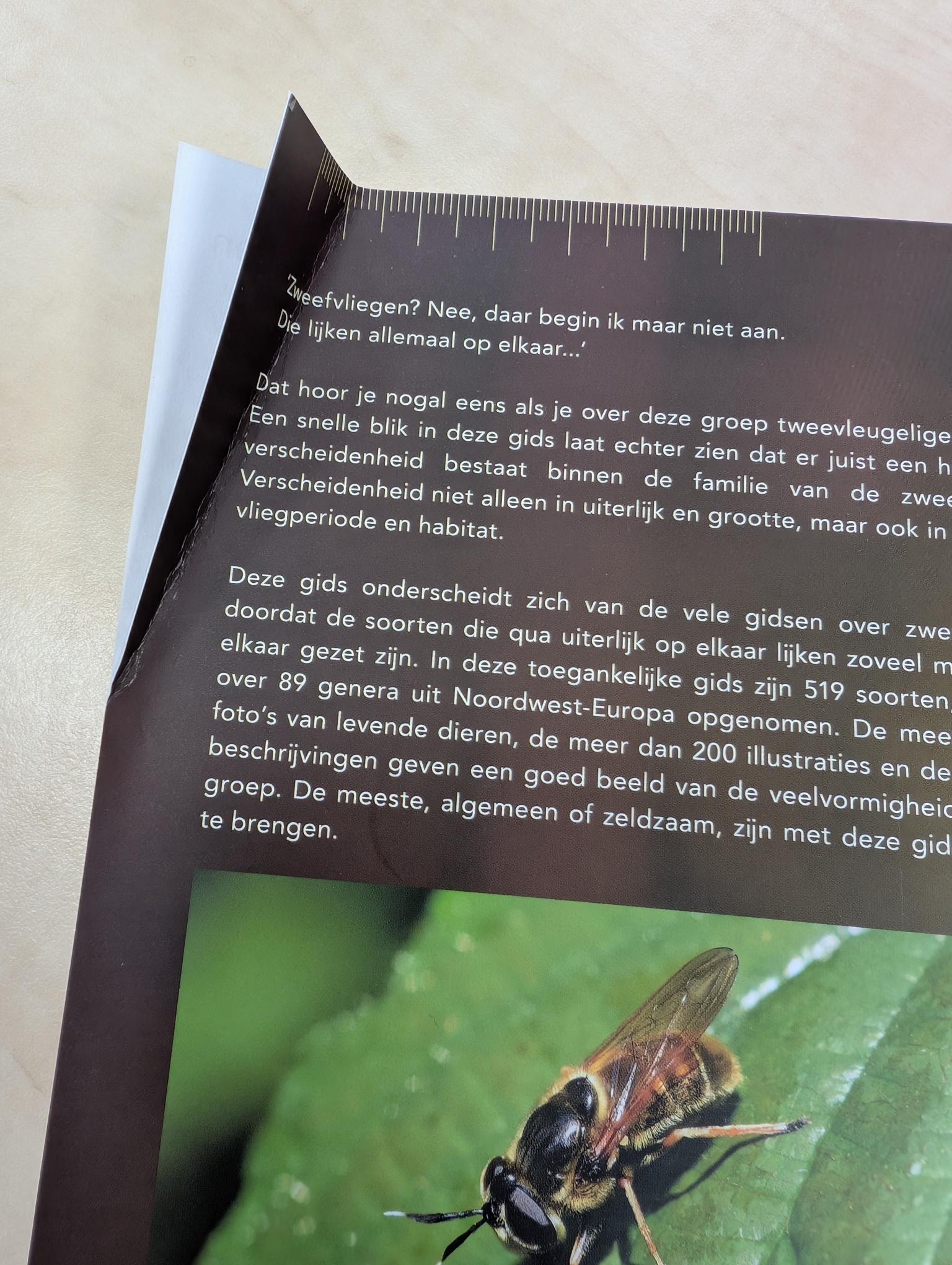 Damaged copy - Fotogids Zweefvliegen van NW-Europa