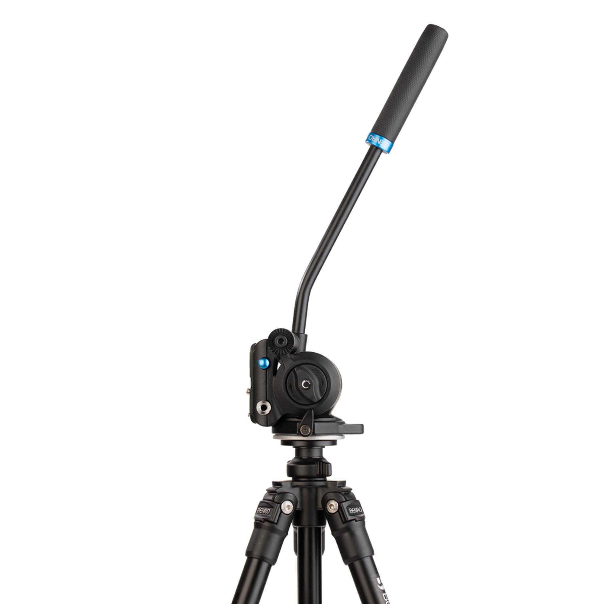 Benro S2PRO Testina Video A Base Piatta – Supporto 2.5kg Con Inclinazione +90°/-70°