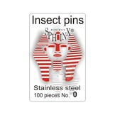 Insect pin stainless steel