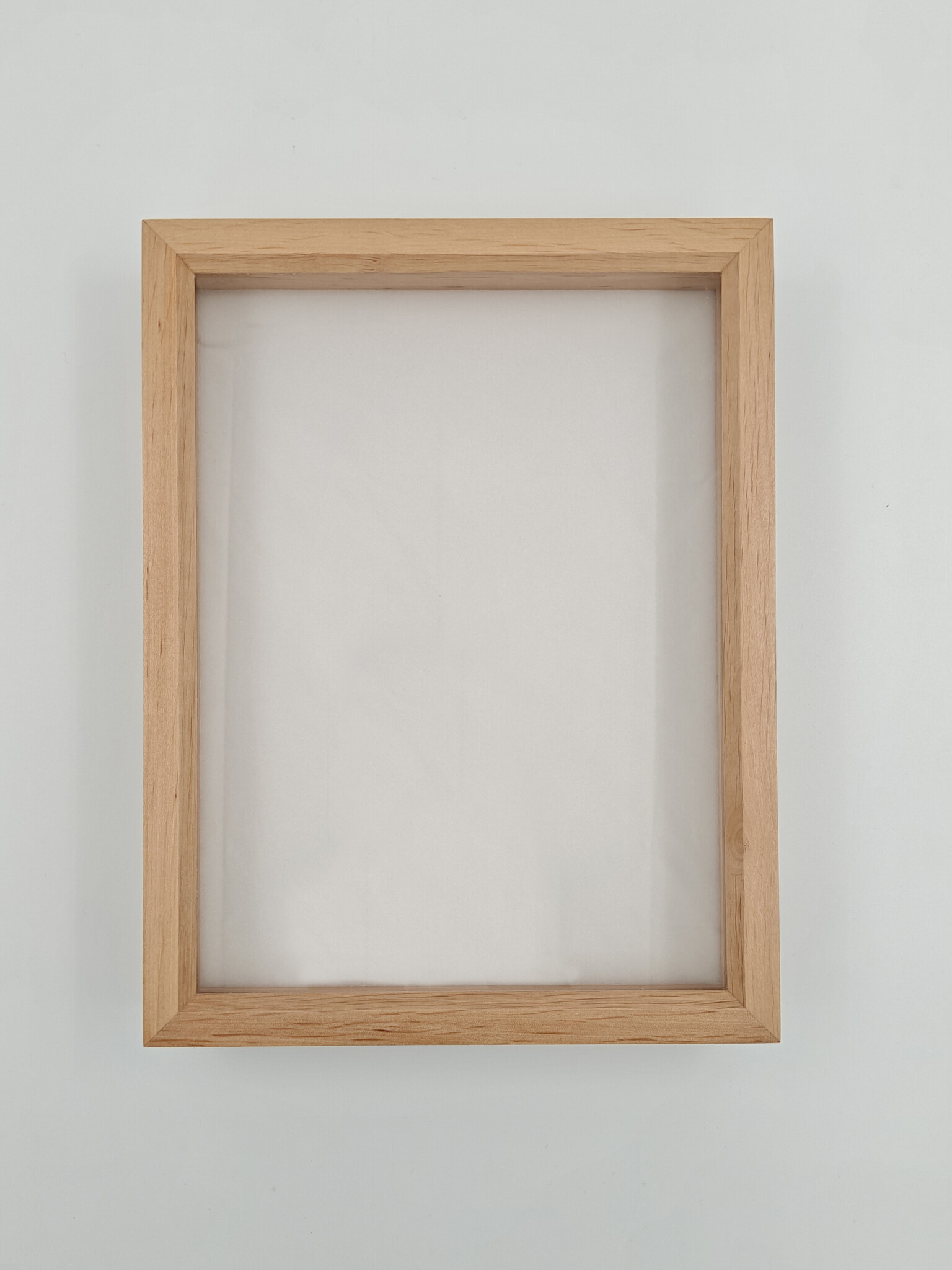 Houten insectendoos met glazen deksel 23 x 30 x 6 cm