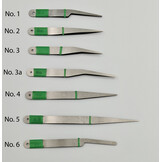 Pincet hard 0,3 mm, 7 Varianten