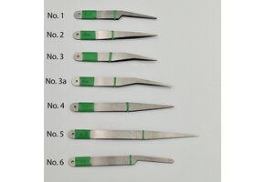 Tweezers hard 0.3 mm, 7 Variants