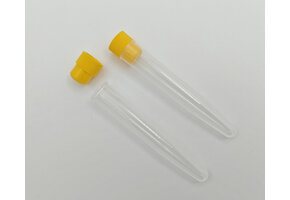 Plastic test tubes with lid
