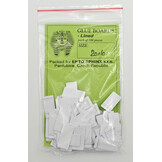 Aufklebeplättchen - liniert