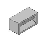 BE1 Vleermuis entreesteen voor ingebouwde vleermuiskasten BNB box