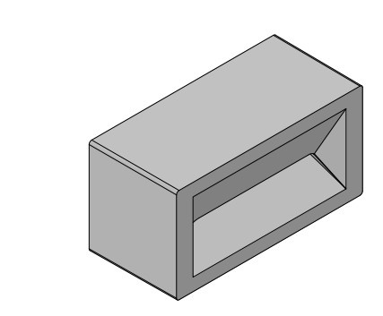 BE1 Vleermuis entreesteen voor ingebouwde vleermuiskasten BNB box