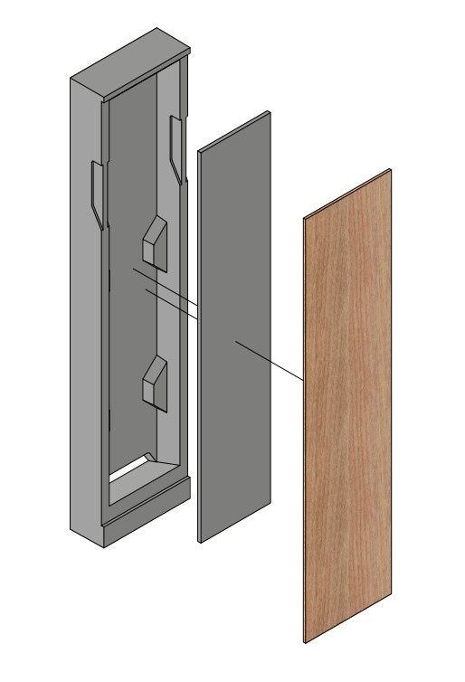 B2CHBW 2-lagige hohe Fledermaushöhle