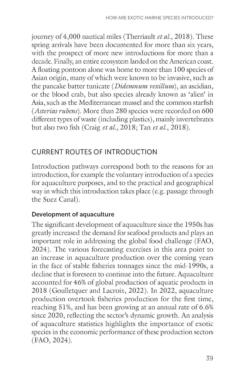 Marine Biological Invasions
