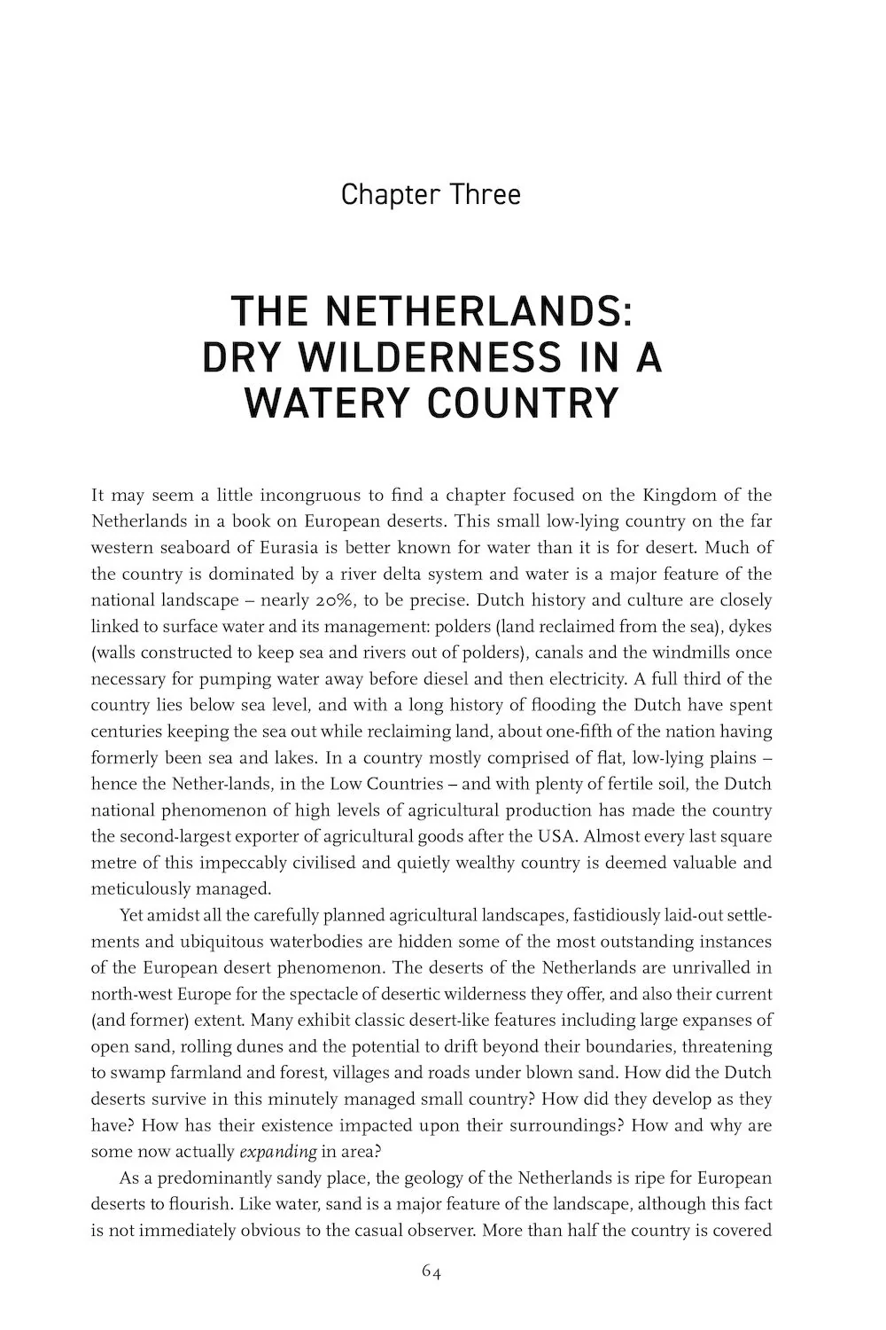 European Deserts - Sandy Wilderness on a Green Continent