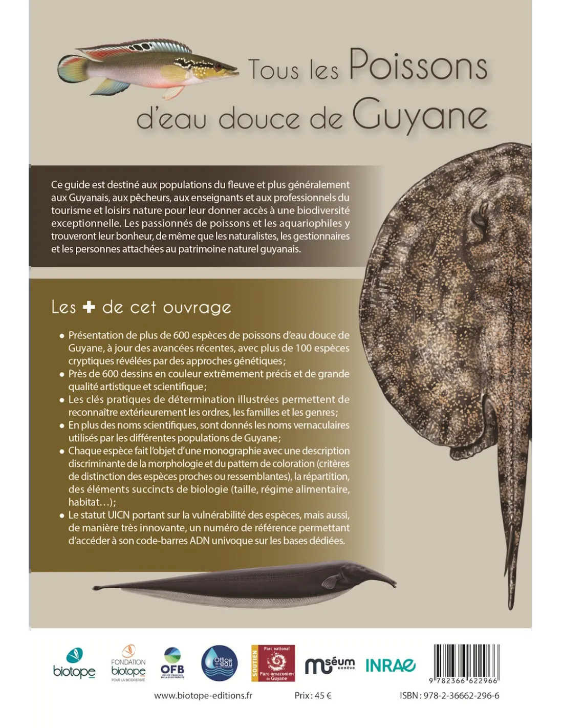 Guide expert des Poissons d'eau douce de Guyane