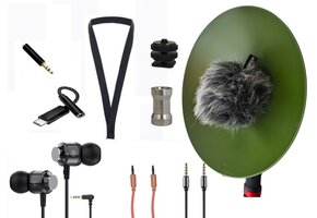 BirdFox BirdMic Pro Pakket – Parabool Microfoon met Audio-interface