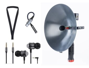 BirdFox BirdMic One Pakket – Parabool Microfoon met Audio-interface