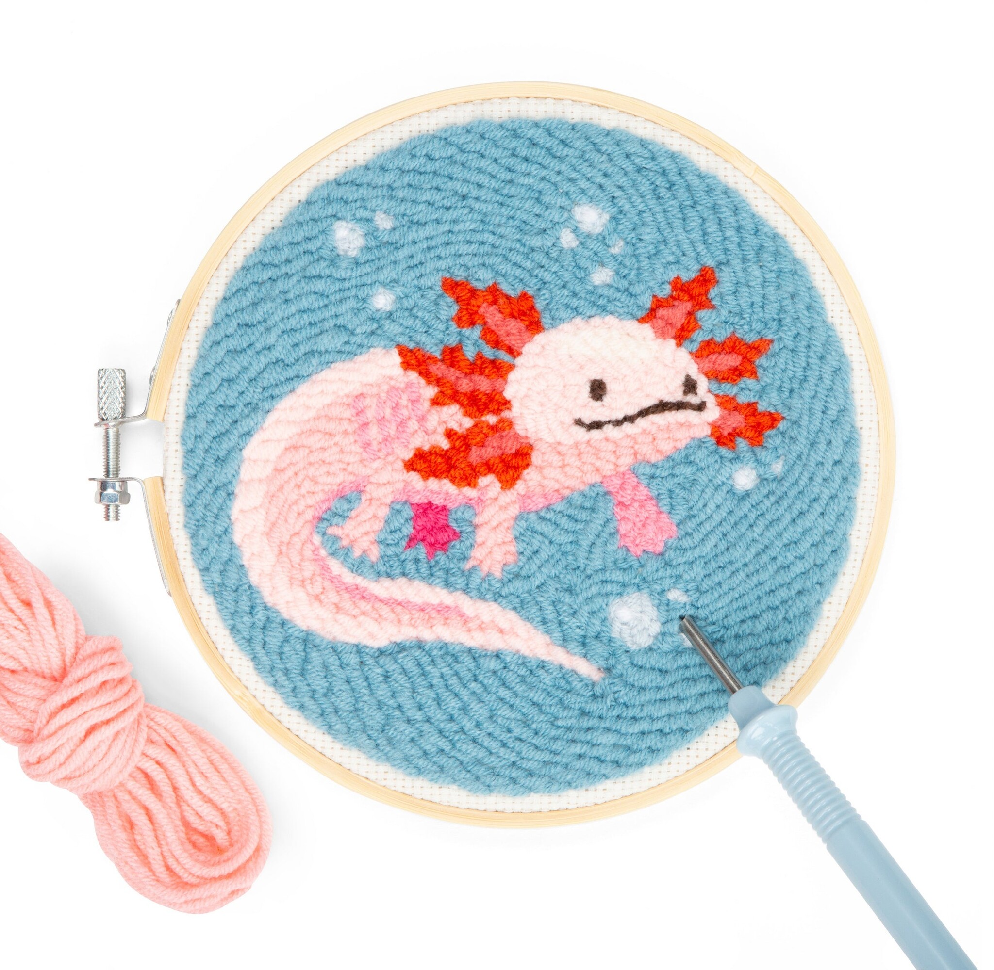 Kikkerland Axolotl Needle Borduurset