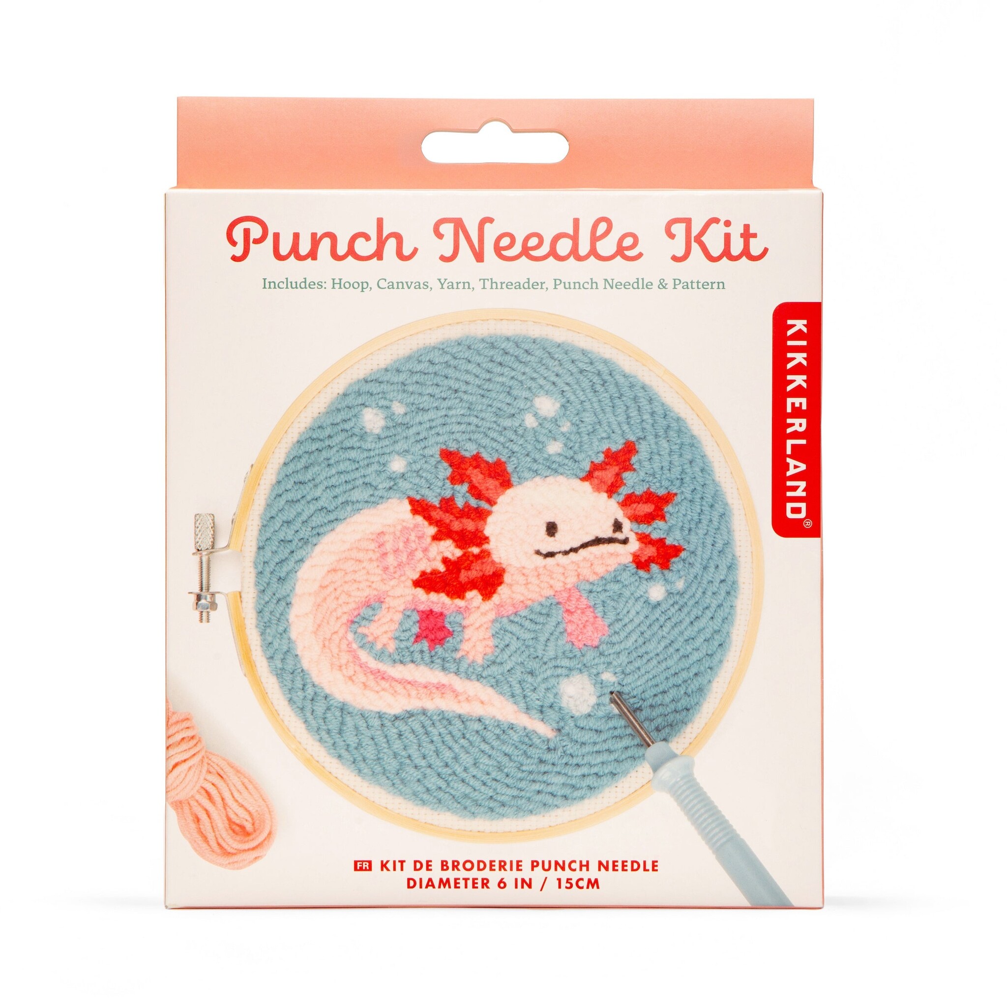 Kikkerland Axolotl Needle Borduurset