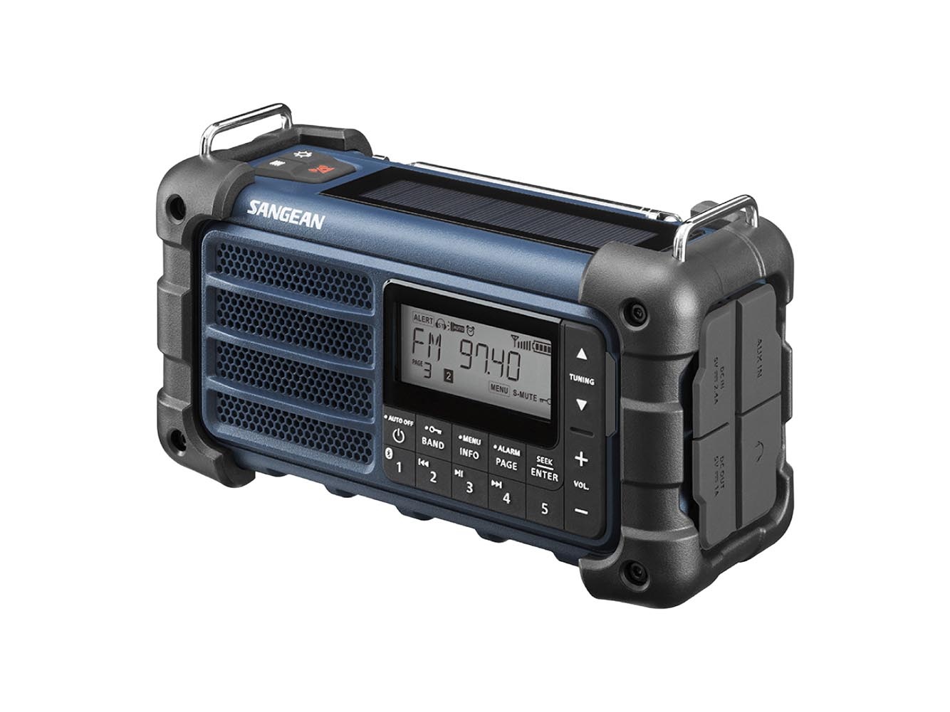 DAB+, FM, Bluetooth, Aux Emergency Radio